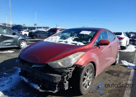 2011 Hyundai Elantra Gls (Ulsan Plant) z USA, uszkodzony, nr VIN KMHDH4AE6BU111803